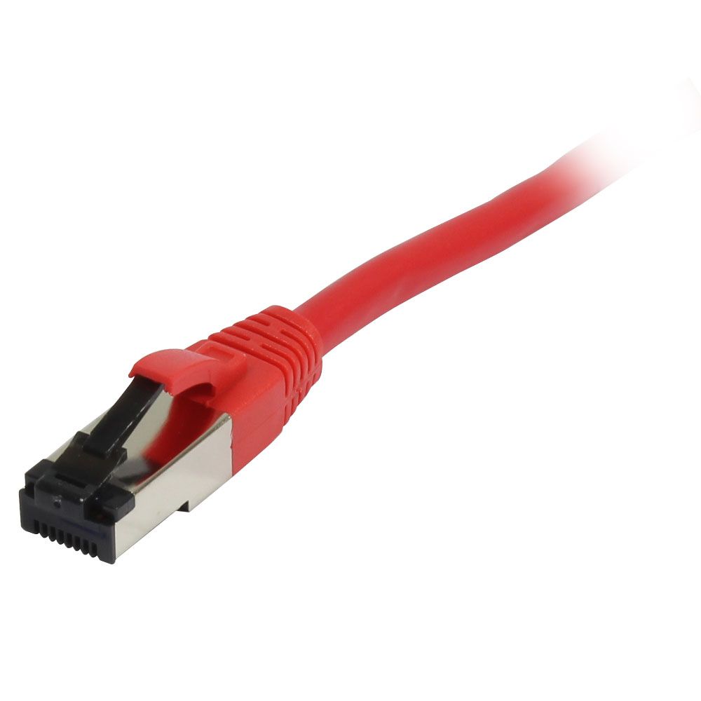 Patchkabel RJ45 CAT81 2000Mhz 025m rot SSTPSFTP TPEUltra SuperFlex AWG26 Synergy 21