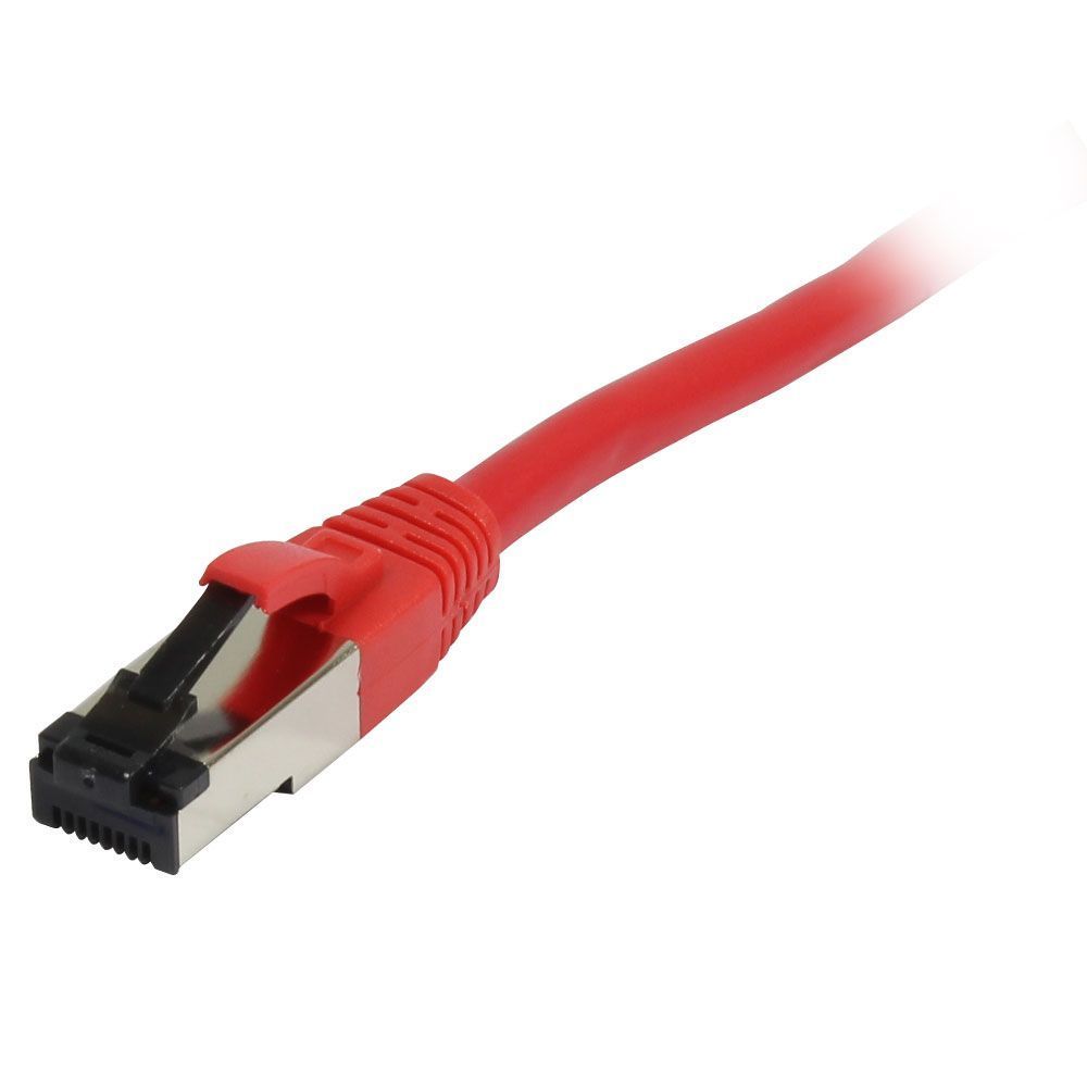 Patchkabel RJ45 CAT81 2000Mhz 15m rot SSTPSFTP TPELSZHSuperFlex AWG26 Synergy 21