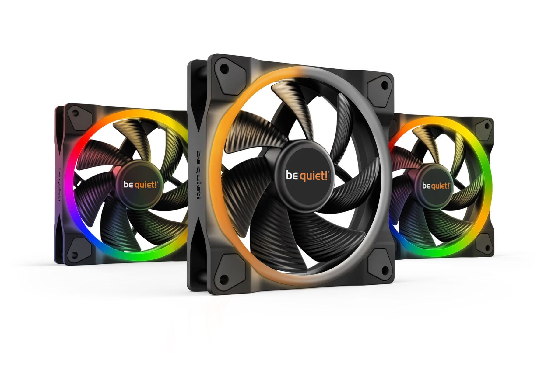 PC- Case Fan Be Quiet Light Wings 120mm PWM black (triple pack) BL076