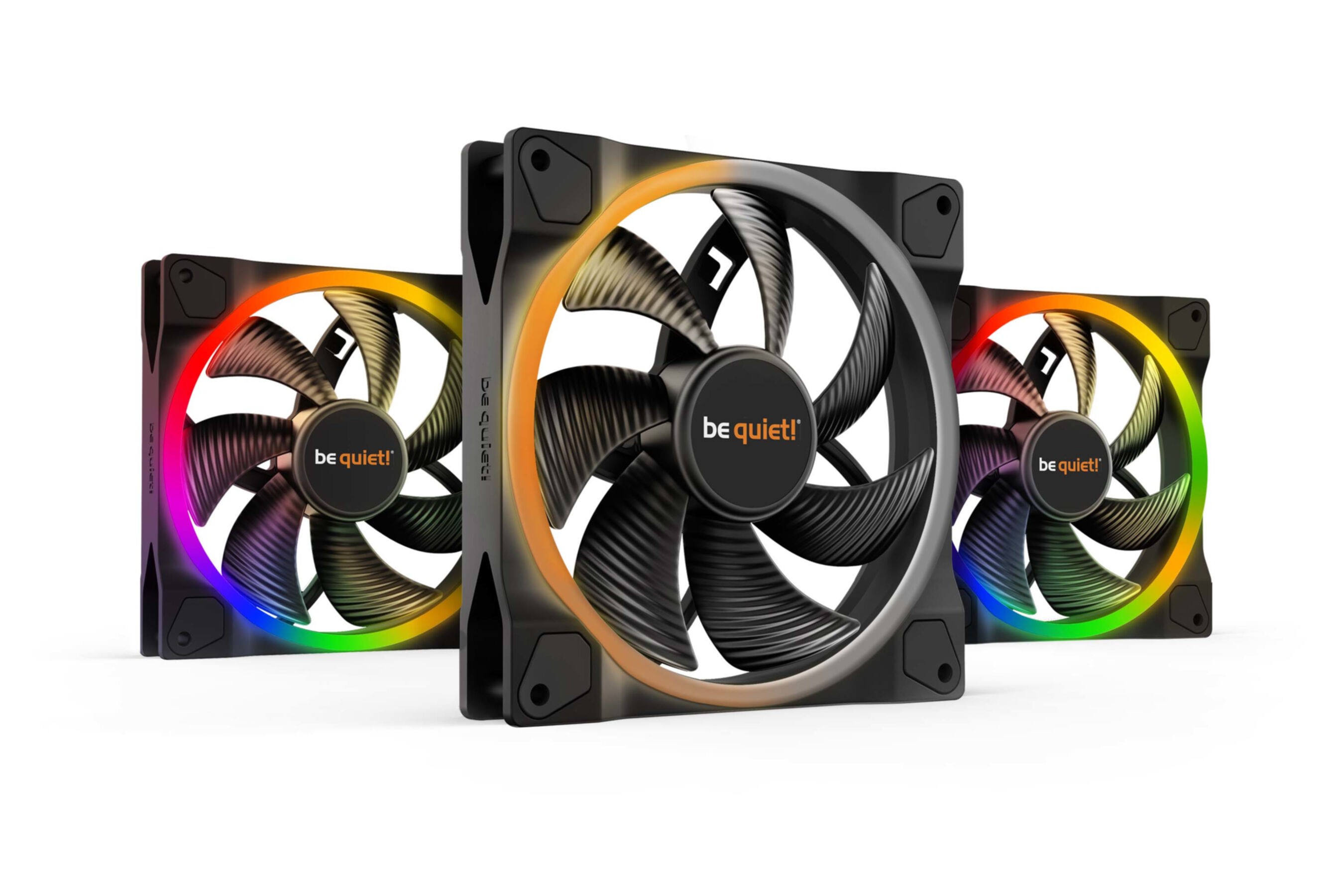 PC- Case Fan Be Quiet Light Wings 140mm PWM black (triple pack) BL078