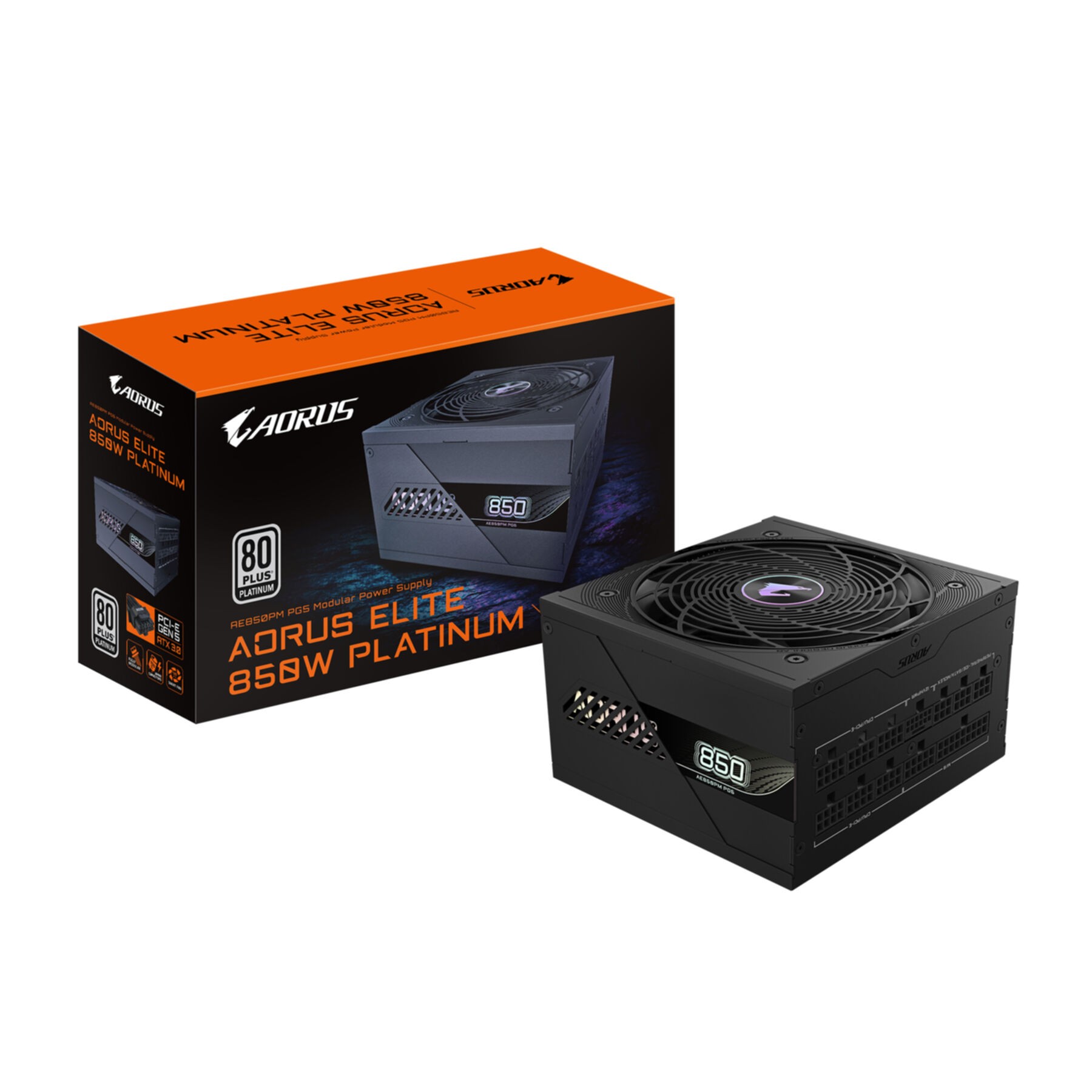 PC- Power Supply Gigabyte AORUS ELITE AE850PM 850W Black