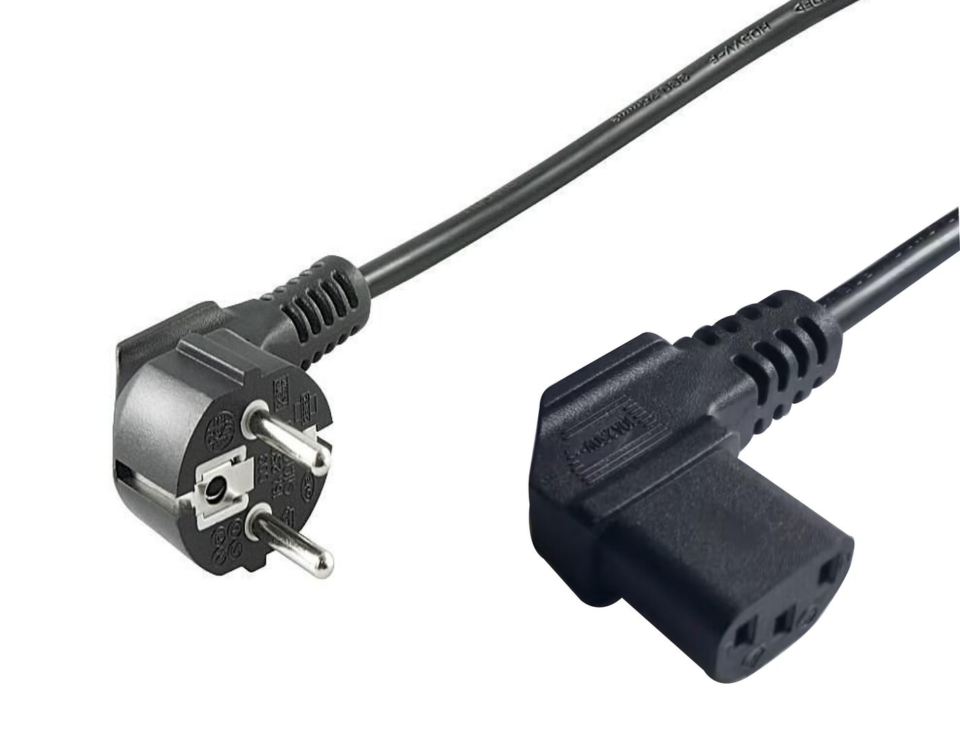 Microconnect PE010518 power cable Black 1.8 m CEE7/7 C13 coupler