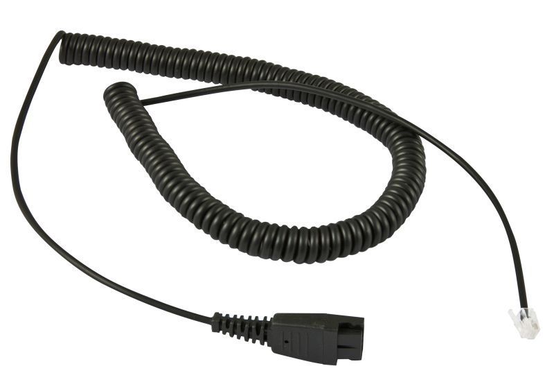 Plusonic accessory cable for Jabra QD-RJ9, standard assignment