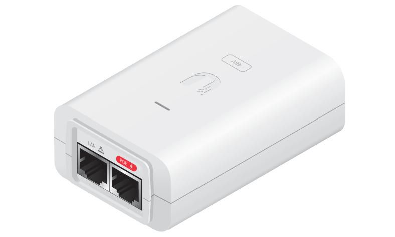 PoE Injector, 48VDC, 24W