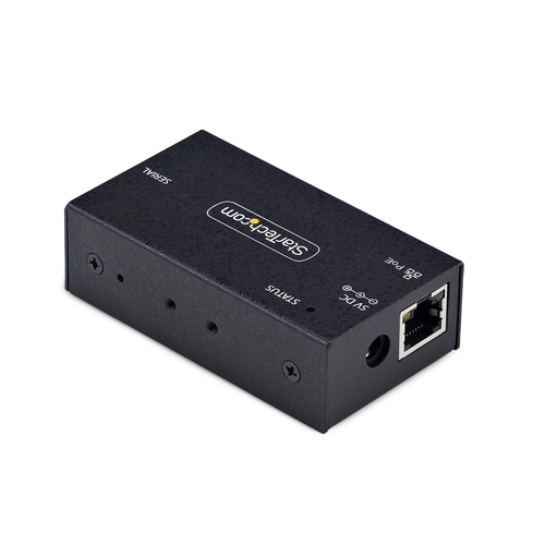 POE SERIAL TO ETHERNET ADAPTER - RJ45 LAN TO DB9 CONVERTER RS23