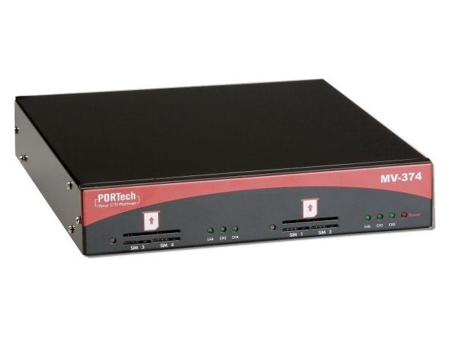 Portech GSM/UMTS - VoIP Gateway 4x SIM / 1x LAN MV-374-4G