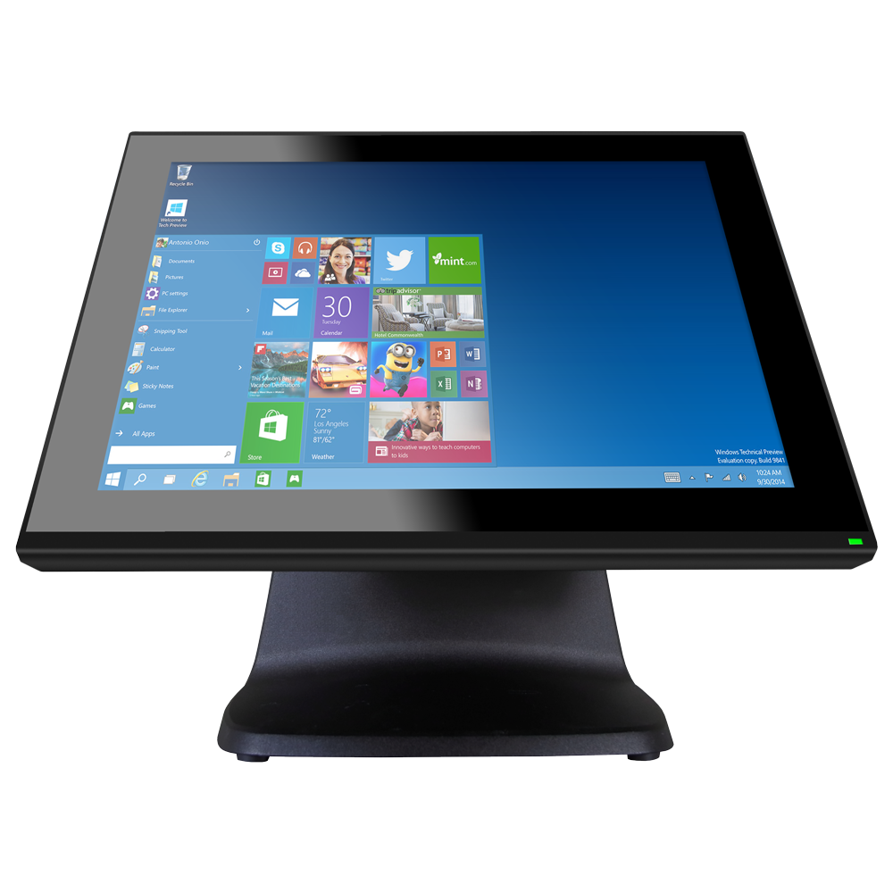 Kasse Poslab WP6800 Windows Touchsystem 15 WIN10 IOT Entry 4GB RAM 128GB SSD Celeron 1900