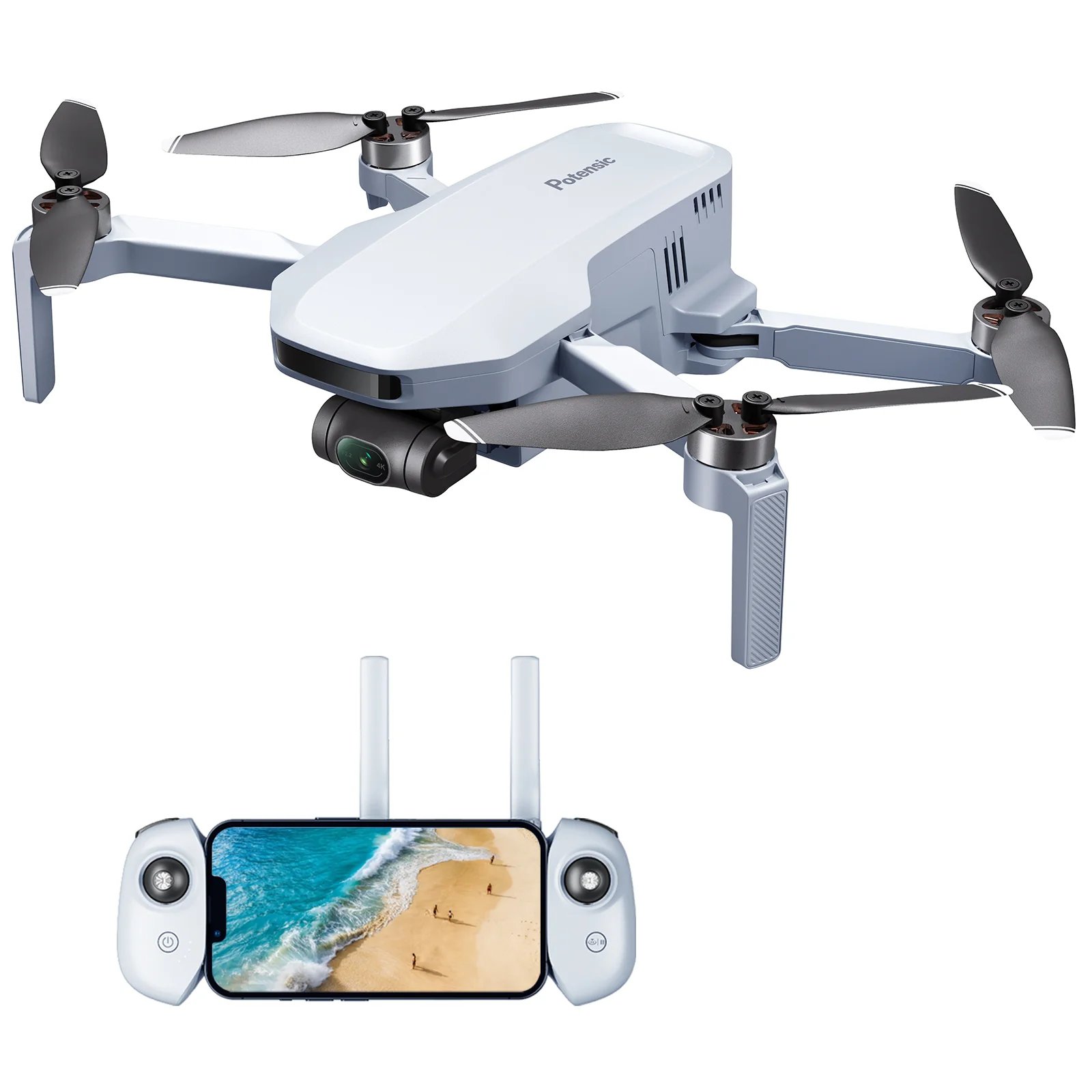 POTENSIC ATOM FOLDABLE 4K 3-AXIS GIMBAL DRONE