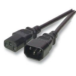 Netzkabel 230V Kaltgeräte IECC13BuchseKaltgeräte IECC14Stecker 1m