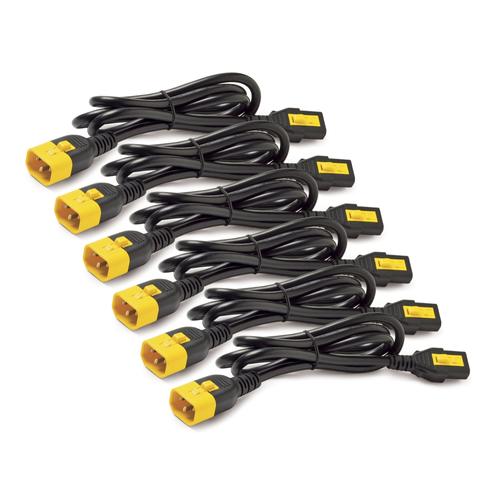 POWER CORD KIT (6 EA) LOCKING C13 TO C14 1.8M