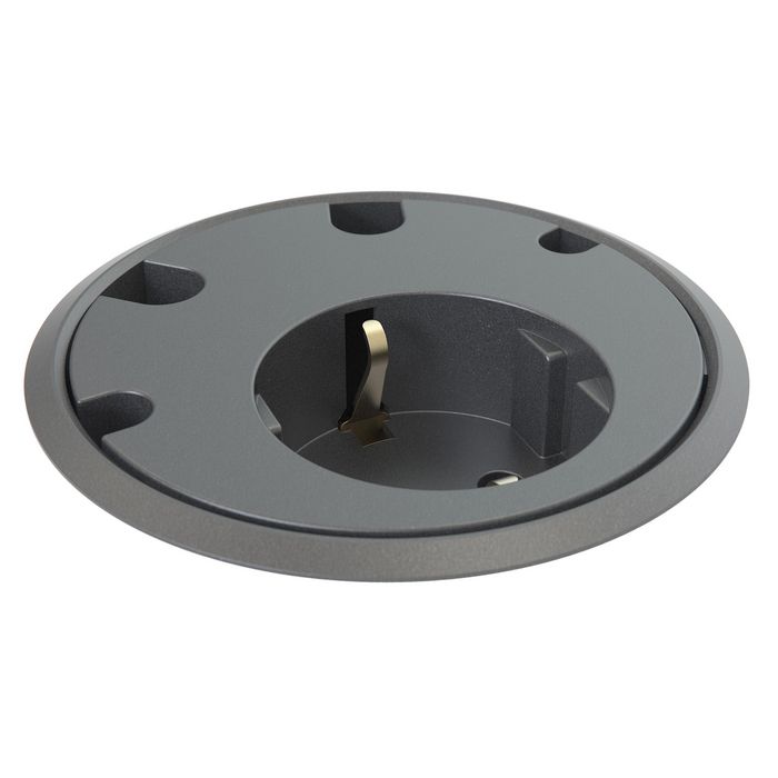 Forming Function Type F, 4 x cable feedthrough, PCT, Black