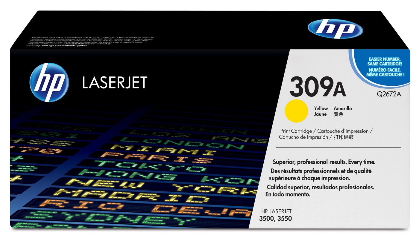 HP 309A Yellow Original LaserJet toner cartridge 1 pc(s)