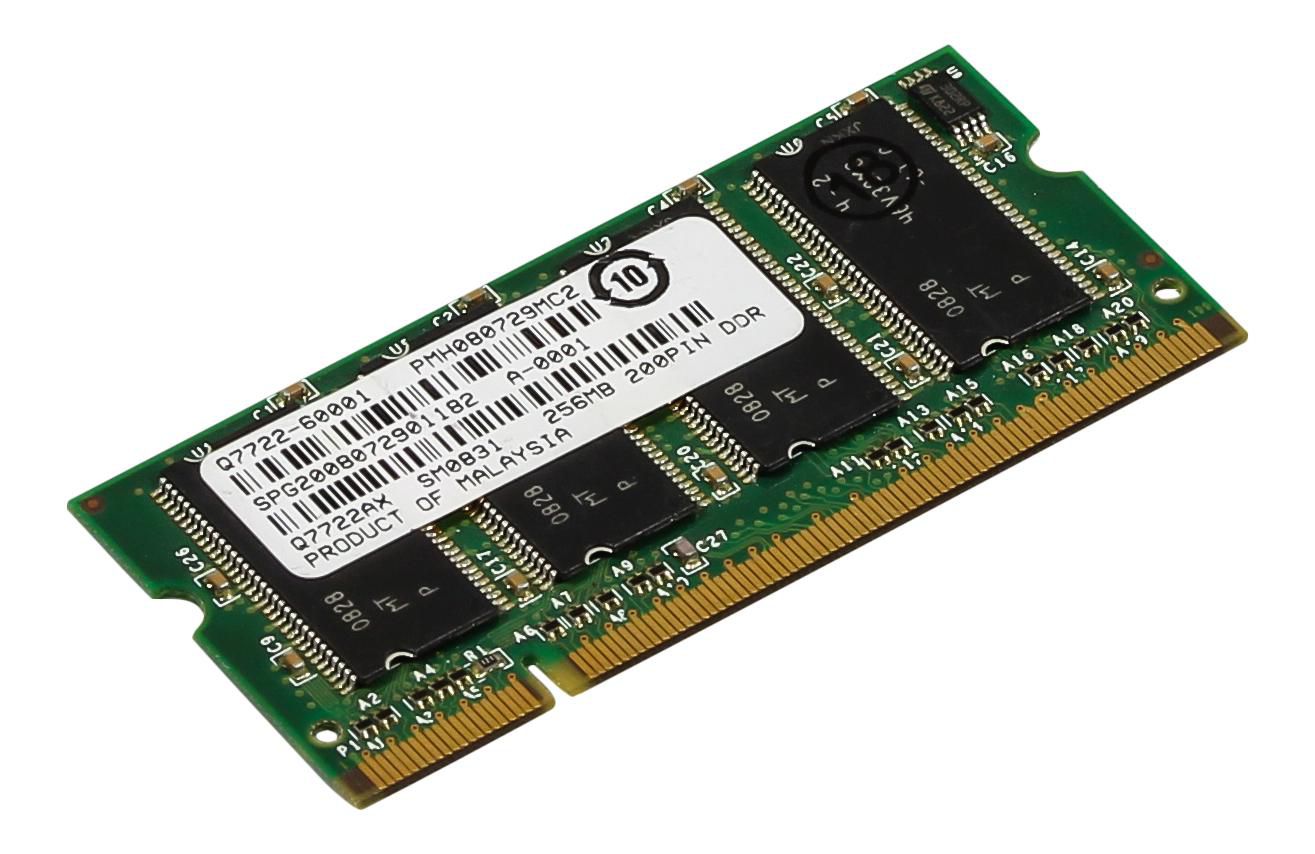 HP Q7722-67951 memory module 256 GB 1 x 0.25 GB 200-pin SO-DIMM