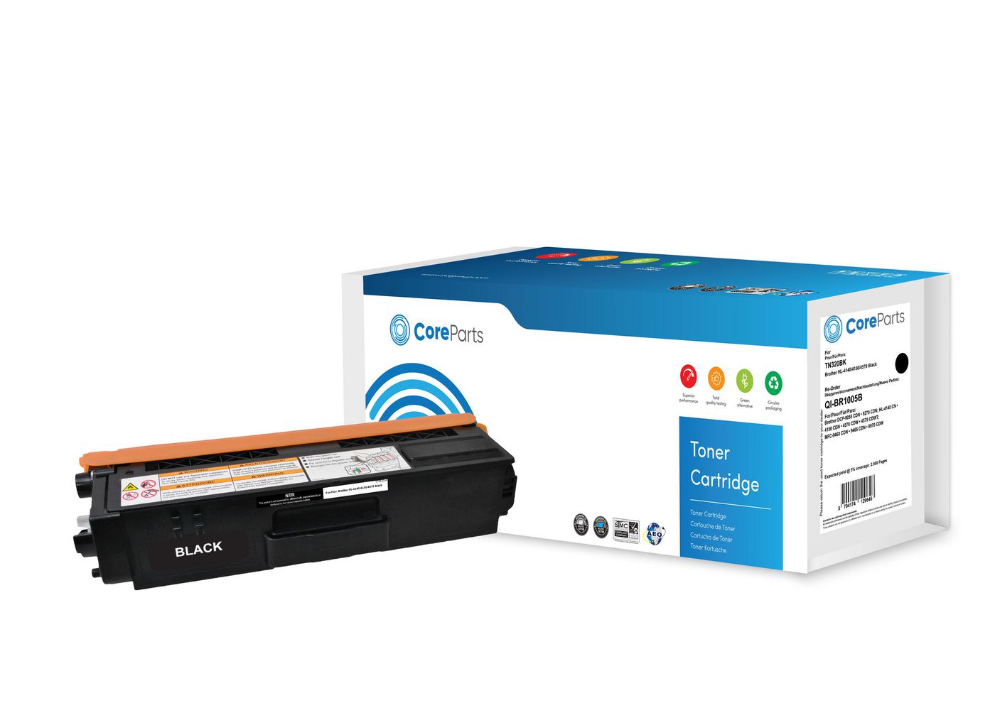 CoreParts QI-BR1005B toner cartridge 1 pc(s) Compatible Black