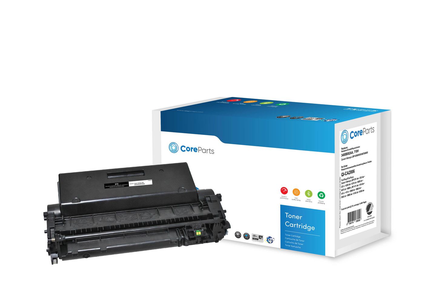 CoreParts QI-HP2107 toner cartridge 1 pc(s) Compatible Black