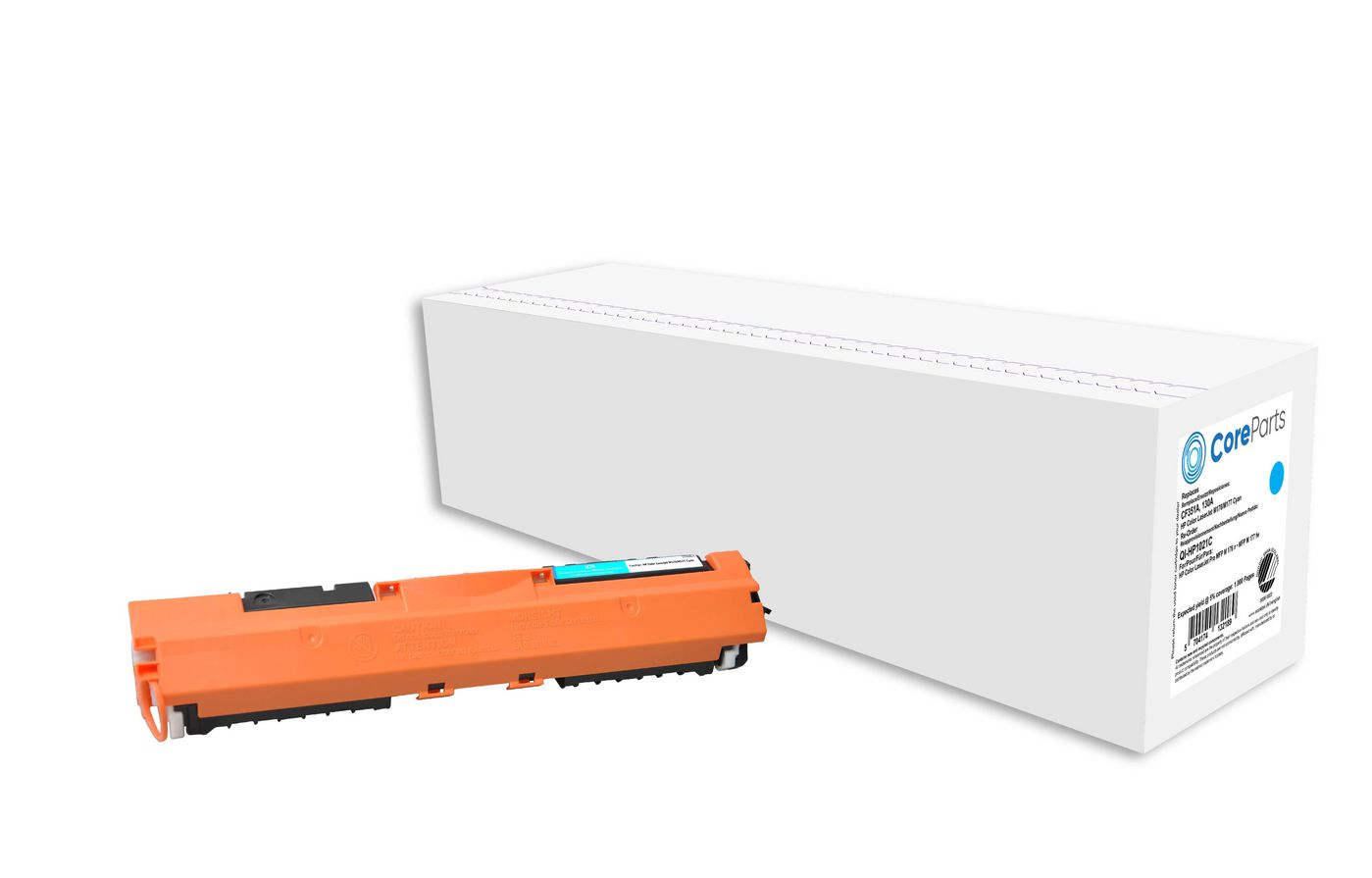 CoreParts QI-HP1021C toner cartridge 1 pc(s) Compatible Cyan