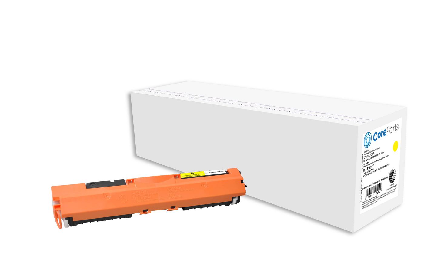 CoreParts QI-HP1021Y toner cartridge 1 pc(s) Compatible Yellow