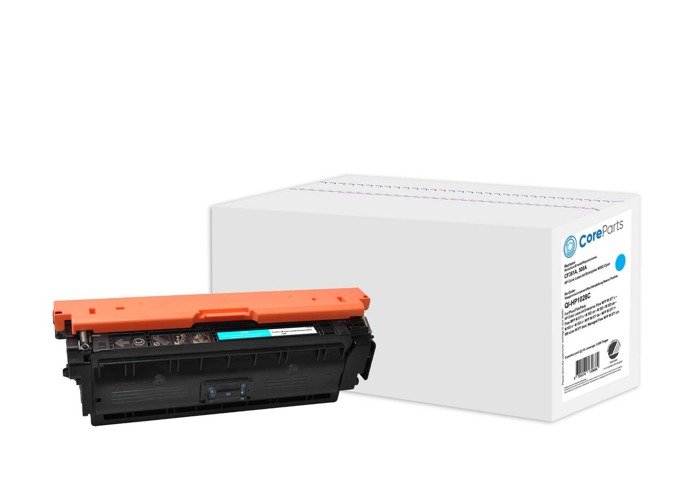 CoreParts QI-HP1028C toner cartridge 1 pc(s) Compatible Cyan
