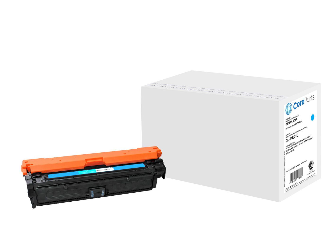 CoreParts QI-HP1031C toner cartridge 1 pc(s) Compatible Cyan