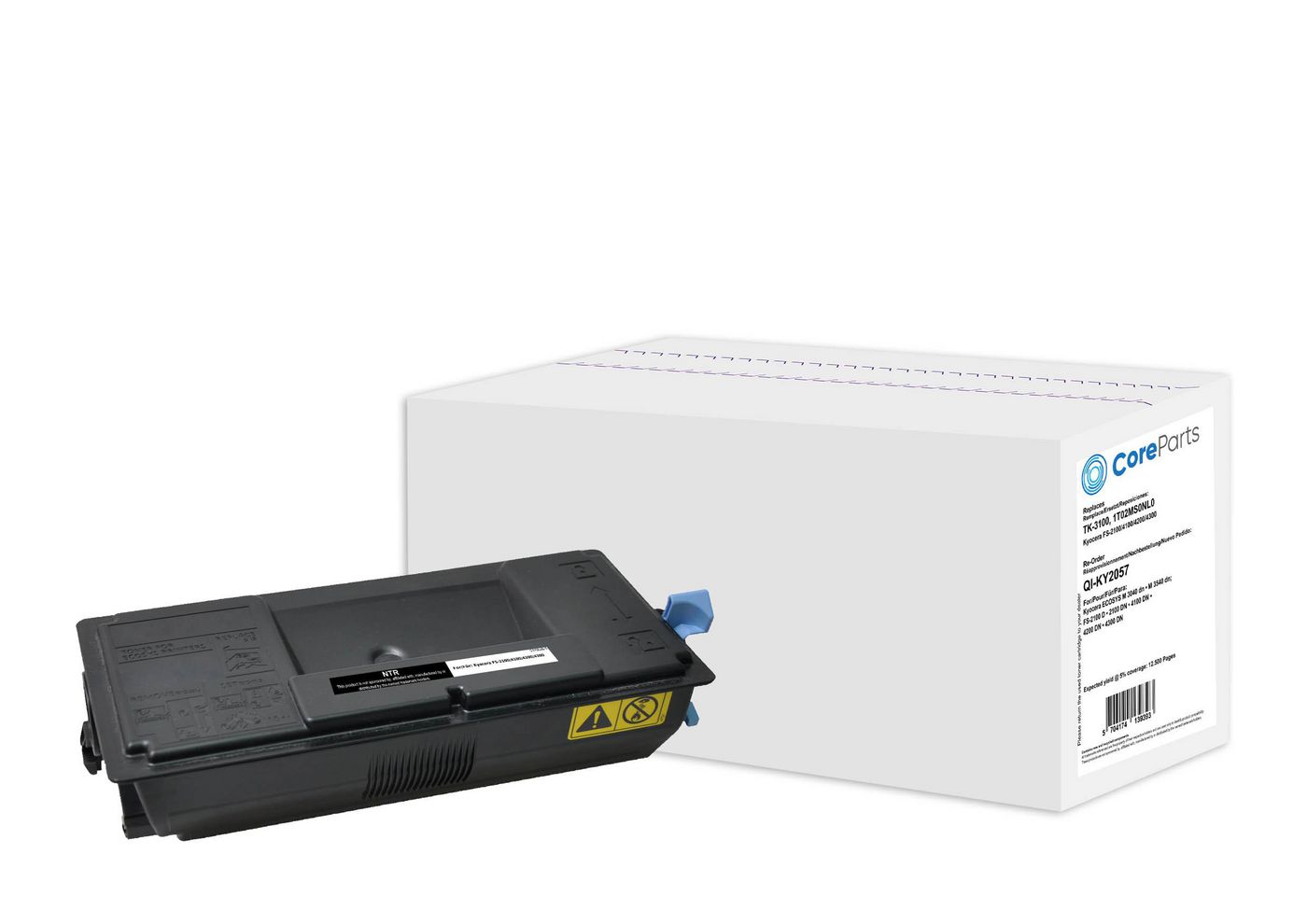 CoreParts QI-KY2057 toner cartridge 1 pc(s) Compatible Black