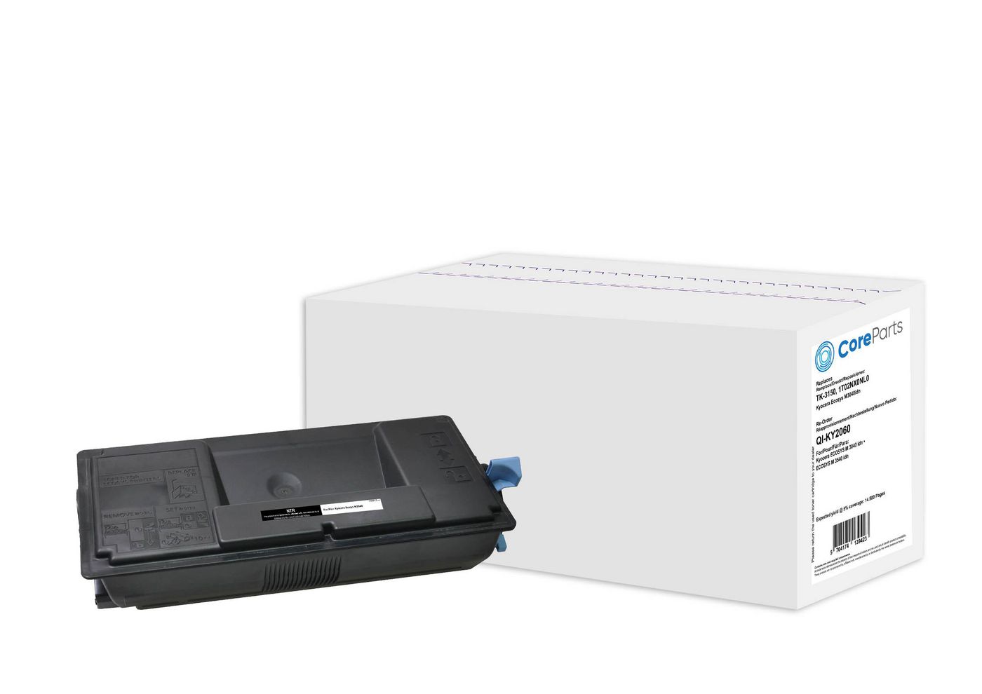 CoreParts QI-KY2060 toner cartridge 1 pc(s) Compatible Black