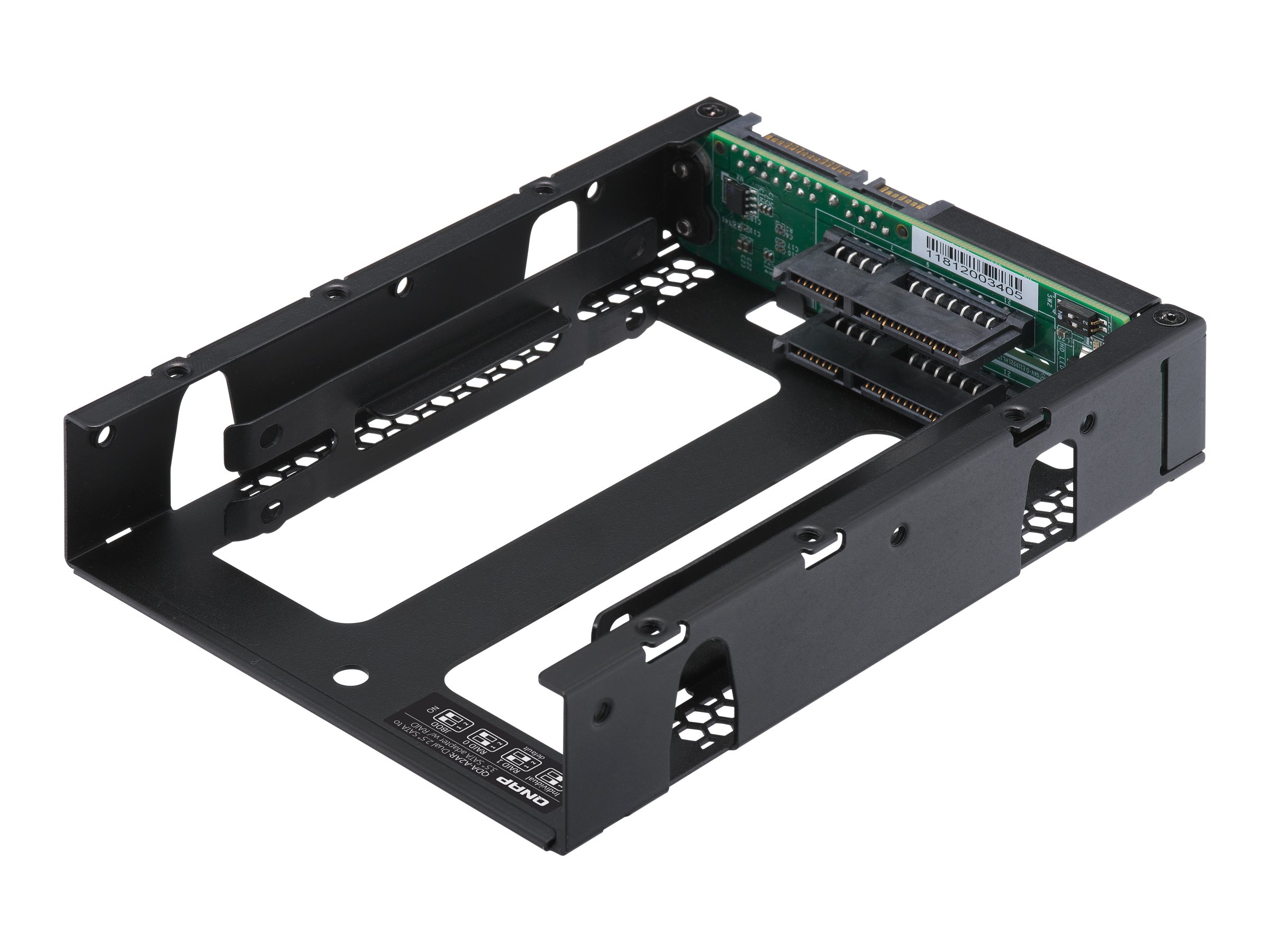 Adapter: SATA 3.5" to dual 2.5" RAID 0/1