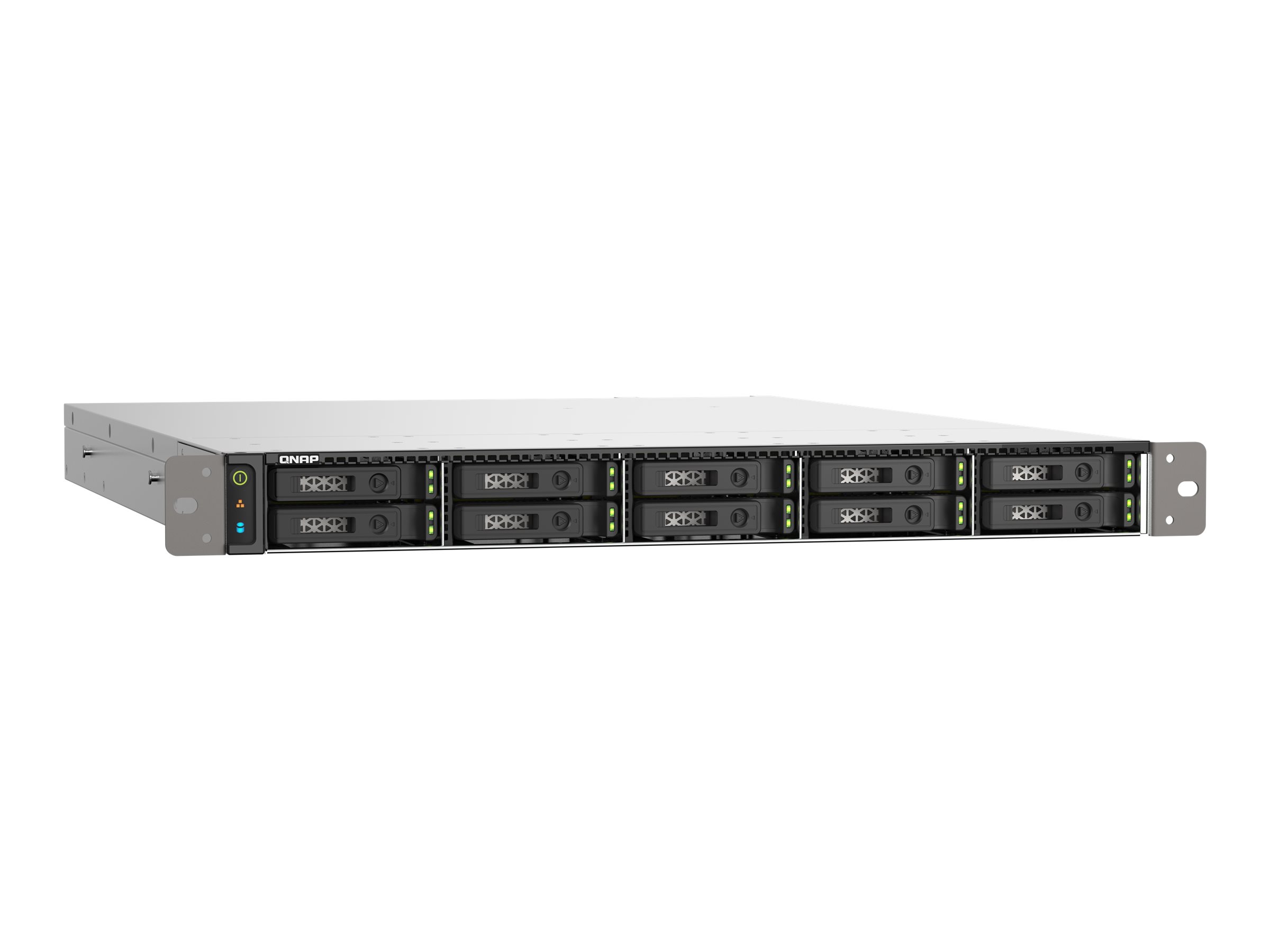 QNAP TS-h1090FU NAS Rack (1U) EPYC 7302P 128 GB DDR4 0 TB QuTS hero Black, Grey