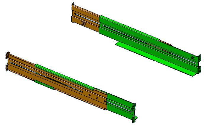 PowerWalker Rack Mount Kit, f / VI R1U