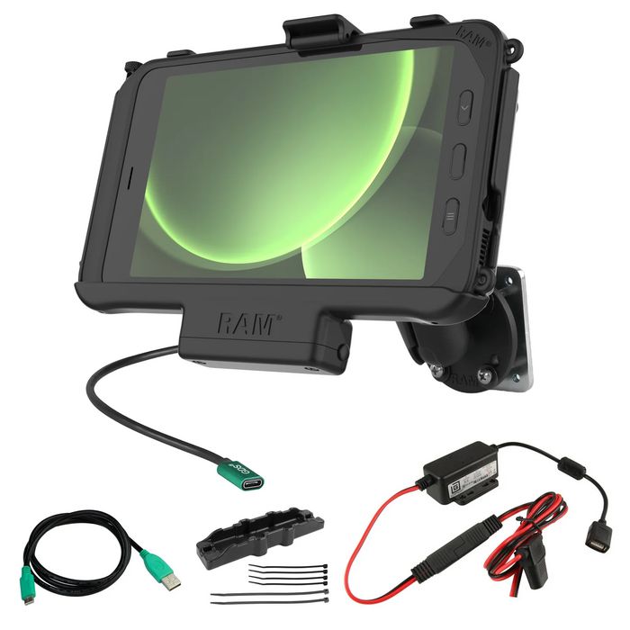 RAM Mounts USB-C Powered Mount for Samsung Tab Active5 & 3