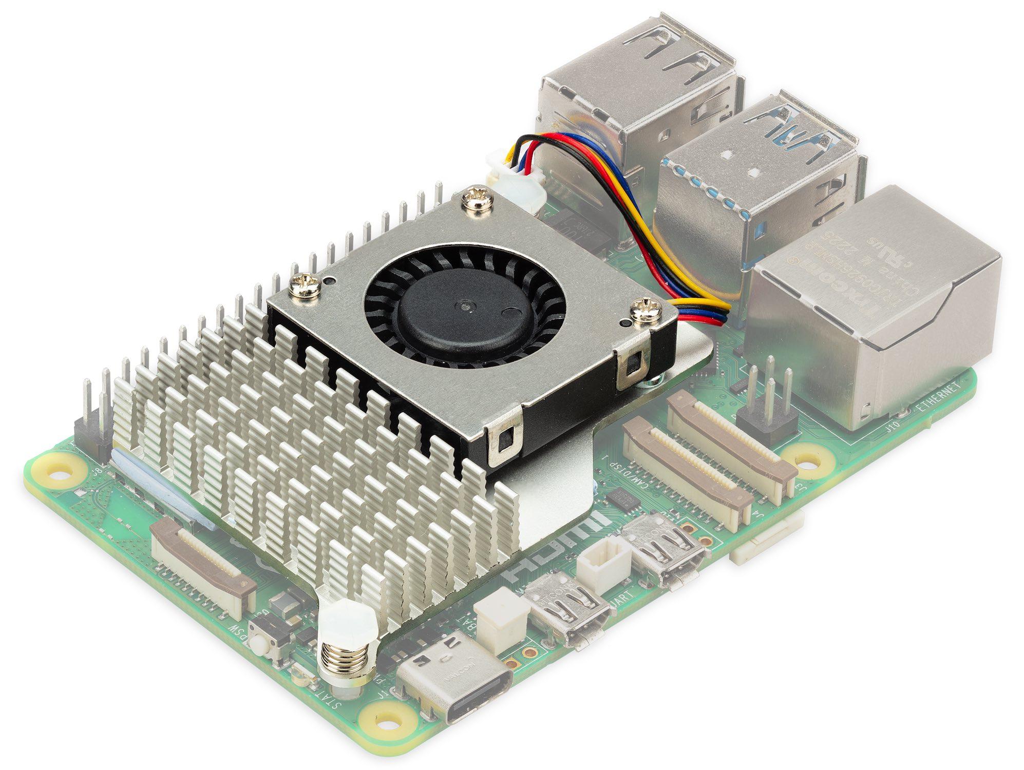 Raspberry Pi 5 Zubehör Active Cooler Lüfter für R