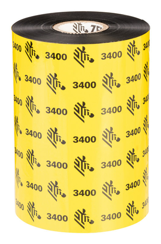 RIBBON 3400 WAX/RESIN 102MM 450 METERS C-25MM BOX OF 6