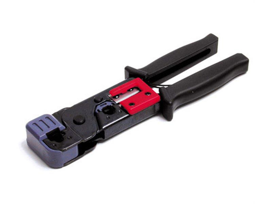 RJ45 RJ11 CRIMP TOOL WITH CABLE STRIPPER