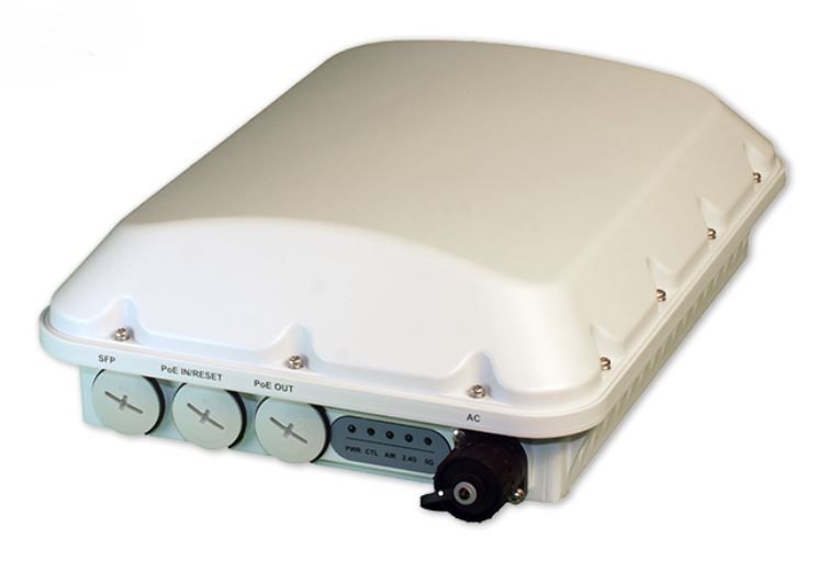 RUCKUS Networks wireless ap • wifi6 • ax3600 • 4x4 • outdoor • 2.5 gbe + sfp+ • t750 • 1 radio ble/zigbee + 1x usb • beamflex+