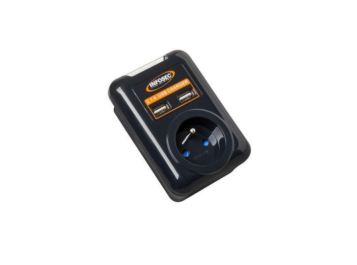 Infosec Surge Protector 1 Socket with USB