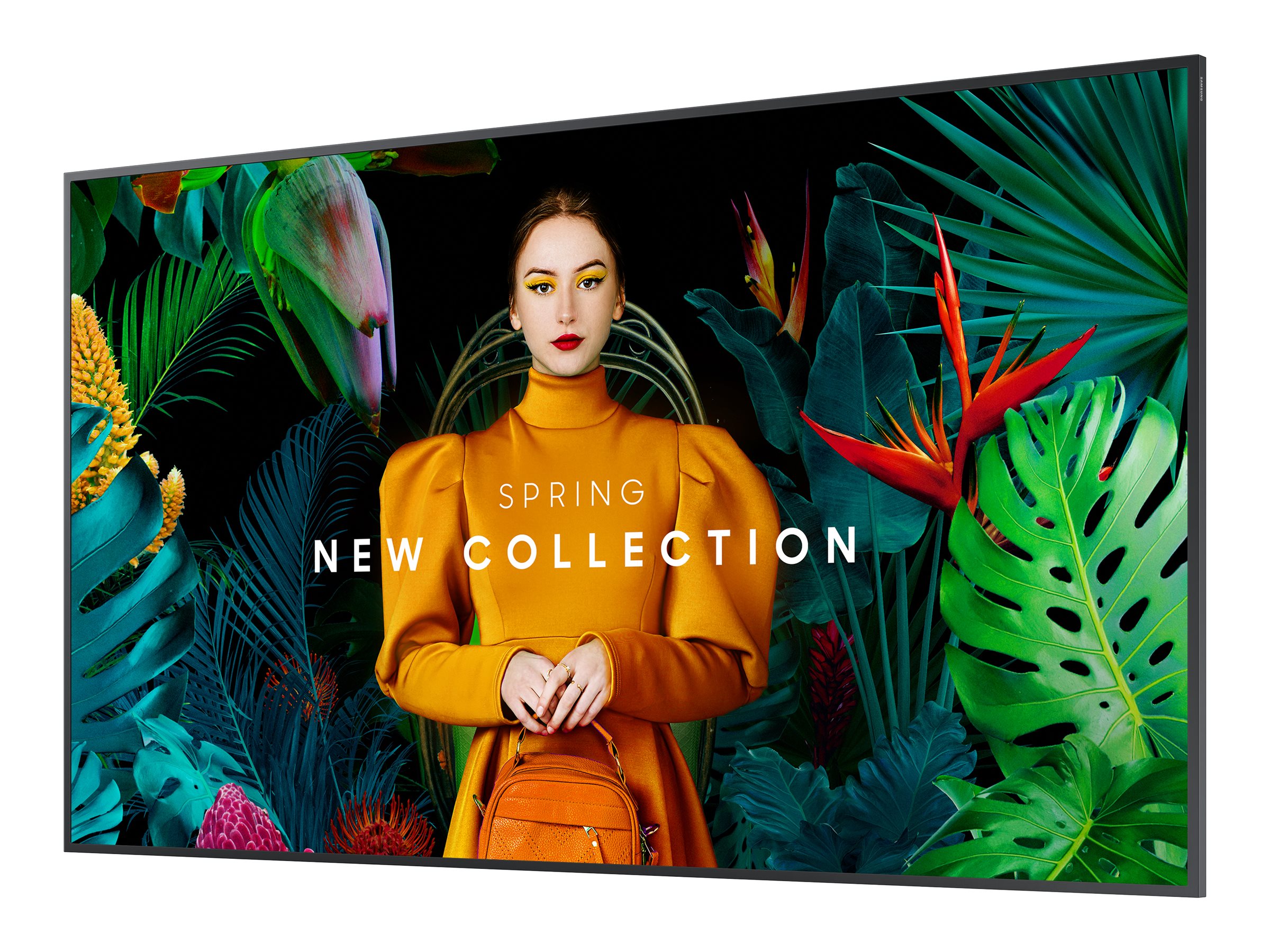 Samsung QH43C Digital signage flat panel 109.2 cm (43") LCD Wi-Fi 700 cd/m² 4K Ultra HD Black Built-in processor Tizen 24/7