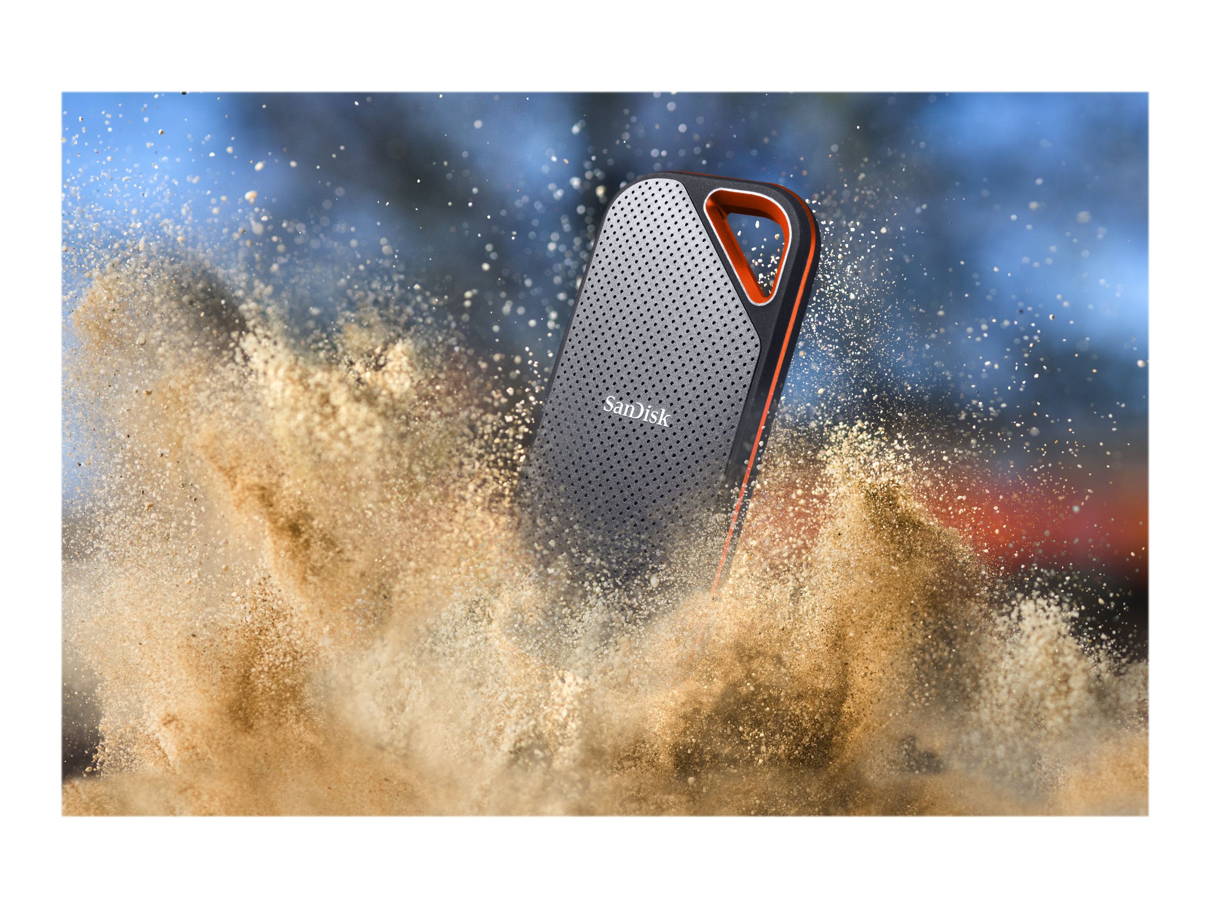 SANDISK Extreme PRO 1TB Portable SSD Read/Write Speeds up to 2000MB/s USB 3.2 Gen 2x2 Forged Aluminum Enclosure 2-meter drop protect