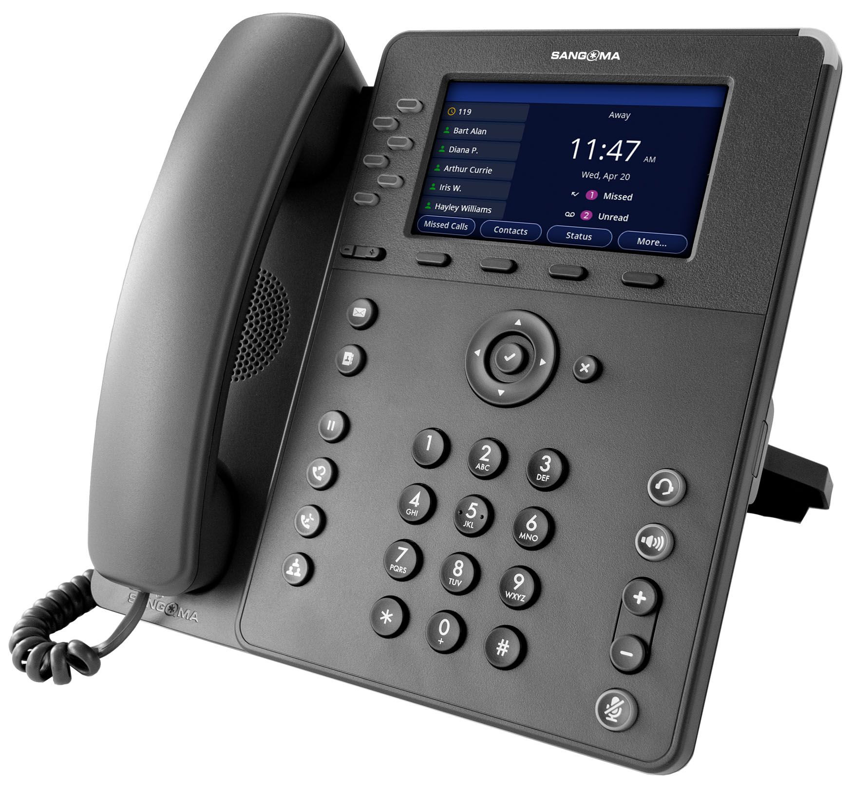 Sangoma Sangoma P325, 6-Line, HD Voice, Gigabit Ethernet, 1 x USB, 4.3" IPS Color Display **packed in cartons of Quantity 6. Pallets contain 24 cartons, totaling 144 telephones per pallet.