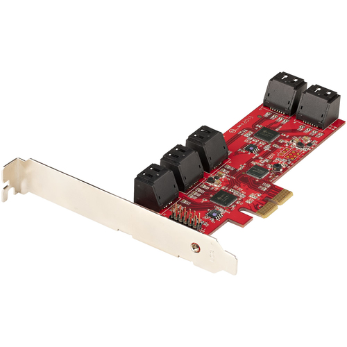 SATA PCIE CARD - 10 PORT 6GBPS PCIE SATA EXPANSION CARD ASM1062
