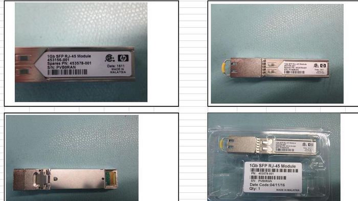 Hewlett Packard Enterprise    Blade System c-Class Virtual Connect 1Gb SFP RJ45 Transceiver - Small Form-factor Pluggable (SFP) Gigabit transceiver using 1000BaseT technology - Has one RJ45 1000BASE-T port - Requires Category 5 100-ohm UTP or STP cable or better