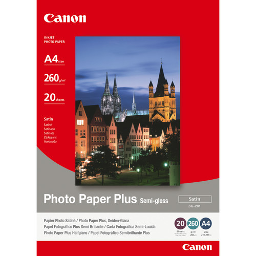 SG-201 PHOTO PAPER SEMI GLOSS A4 20 SHT