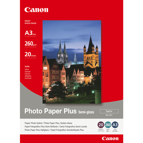 SG-201 PHOTO PAPER SEMI GLOSS 20SH SEMI-GLOSSY SG-201 BJ MEDIA