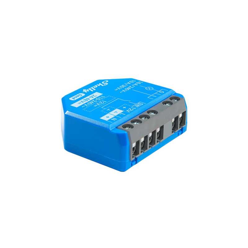 Shelly 1 Gen4 | Relay module | Single-channel, WiFi, Bluetooth, ZigBee, Matter