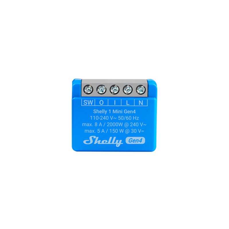 Shelly 1 Mini Gen4 | Relay module | Zigbee, WiFi, Bluetooth, Matter