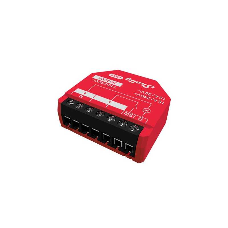 Shelly 1PM Gen3 | Relay module | WiFi, Bluetooth, single-channel, with power measurement