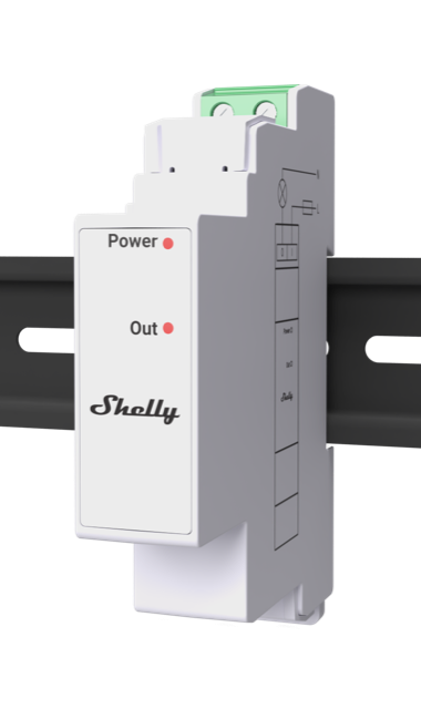 Shelly DIN rail accessories "Pro 3EM Switch Add-on" relay max. 2A only for Pro 3EM 120A