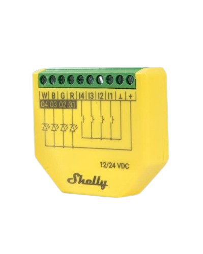 Shelly · Flush-mounted · \"Plus RGBW PM\" · Pack of 2 · LED light controller · WLAN · BT