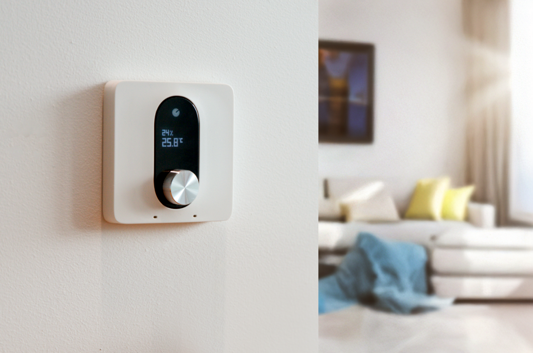 Shelly PbS · "LinkedGo Smart Floor Heating Thermostat" · Control for underfloor heating · WLAN · BT · ST1820
