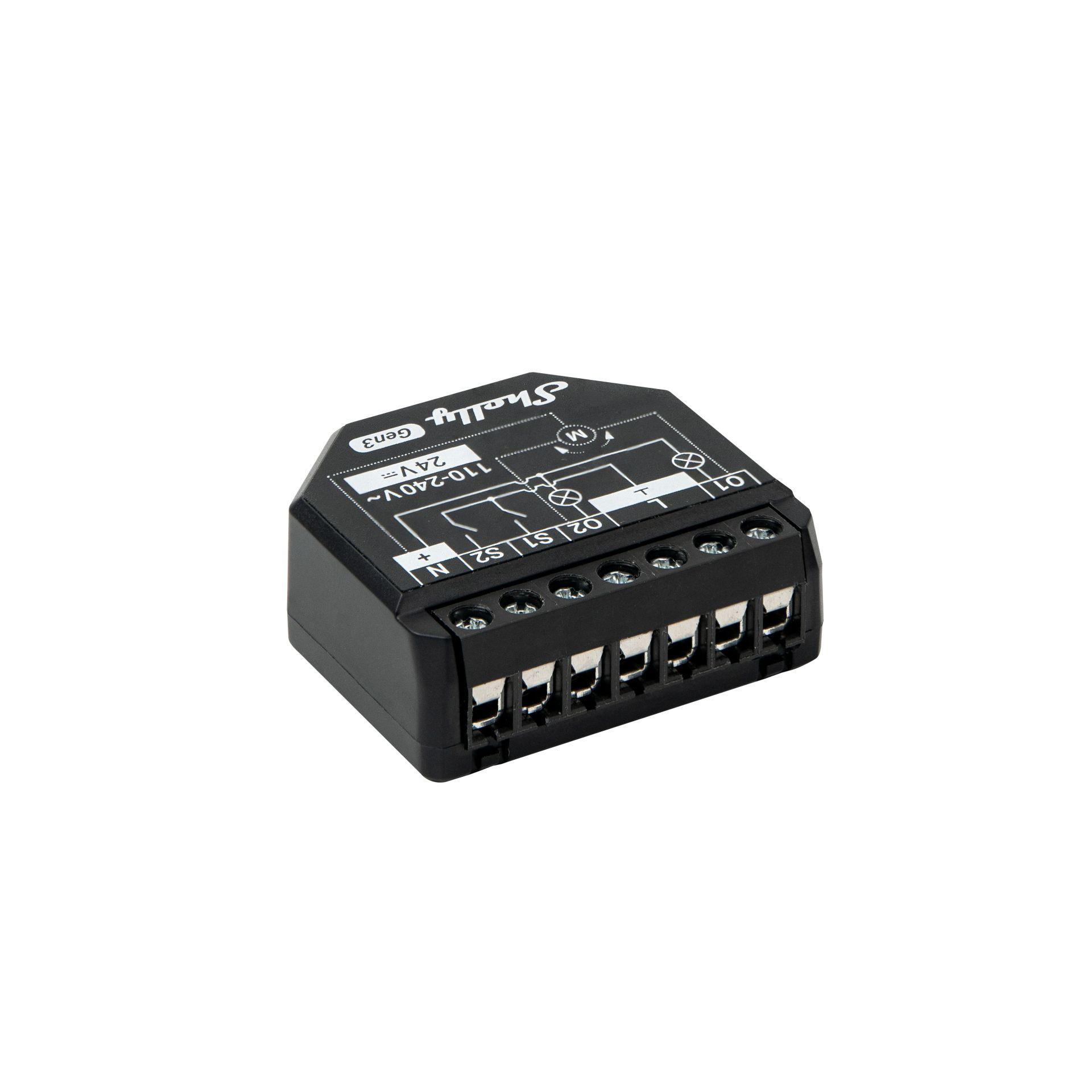 Shelly · Flush-mounted · "2PM Gen3" · Pack of 2 · Relay · max 16A · 2 channel · WLAN · BT