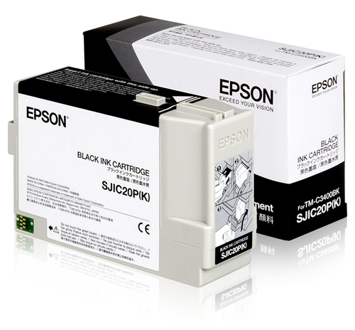 SJIC20P(K) BLACK INK CARTRIDGE OR TM-C3400BK