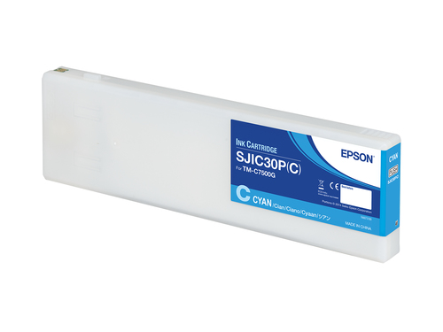SJIC30P(C) INK CARTRIDGE CYAN COLORWORKS C7500G